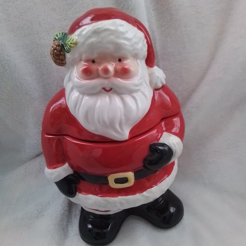Santa Cookie Jar